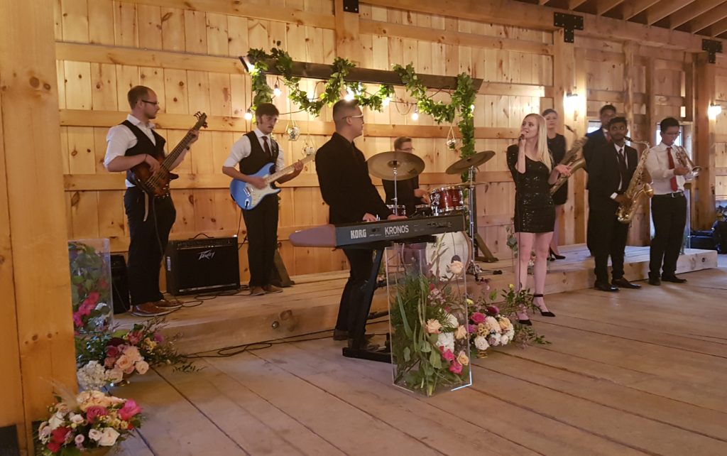 Entertainment at Lions Garden Barn wedding