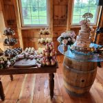 Barrels with glass top